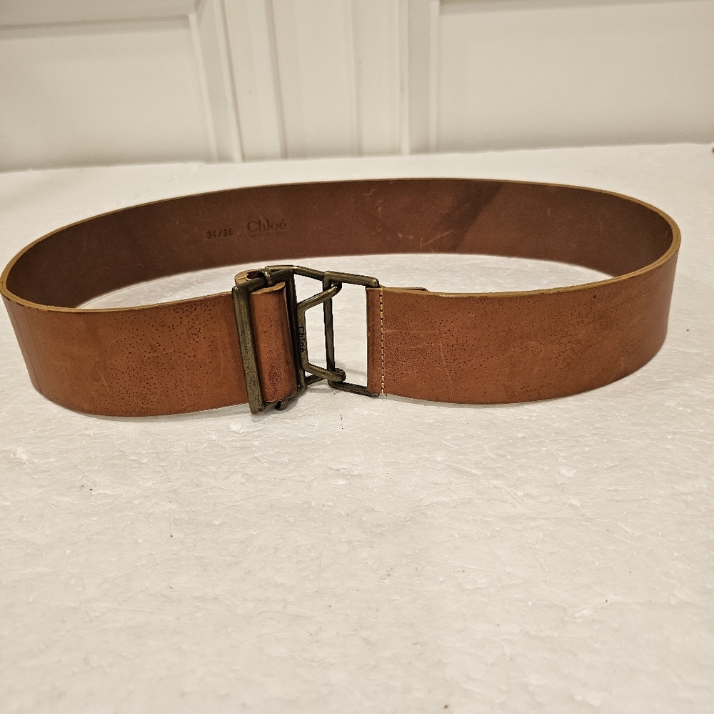 Chloe  Rare Vintage Leather Belt
